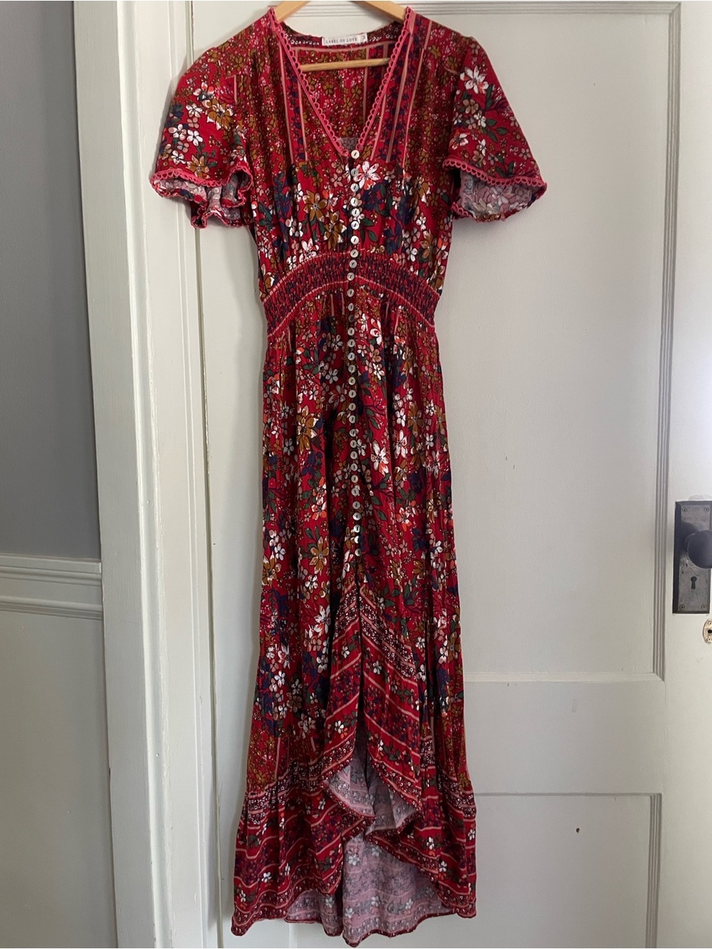Label of Love Boho floral print dress- Medium
